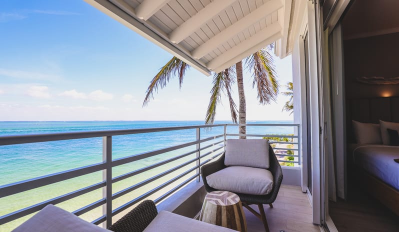 South Seas - Water View suite blacony